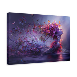 Earth's Rising Beauty - Digital Painting On Matte Canvas