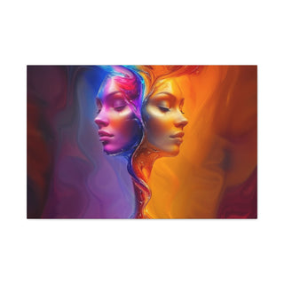 Two For One - Digital Painting On Matte Canvas