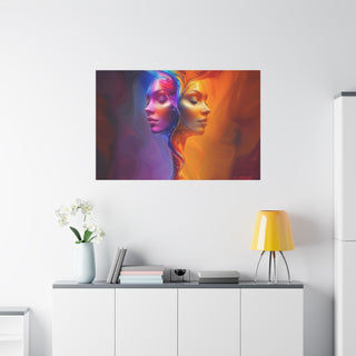 Two For One - Digital Painting On Matte Canvas