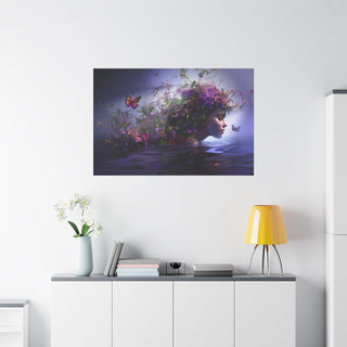 If Mother Earth Had A Face - Digital Painting On Matte Canvas