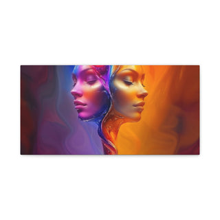 Two For One - Digital Painting On Matte Canvas