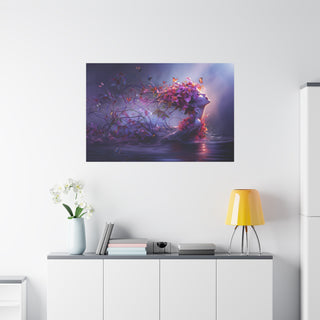 Earth's Rising Beauty - Digital Painting On Matte Canvas