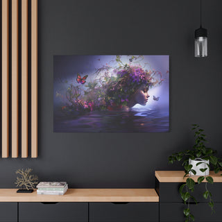 If Mother Earth Had A Face - Digital Painting On Matte Canvas