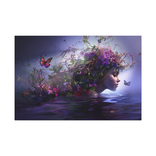 If Mother Earth Had A Face - Digital Painting On Matte Canvas