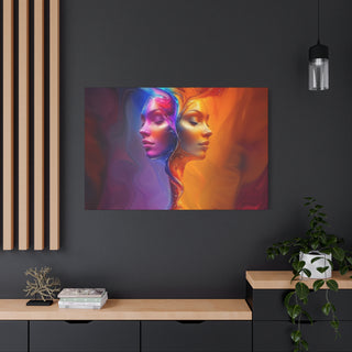 Two For One - Digital Painting On Matte Canvas