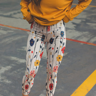 Cool Floral Designer Leggings