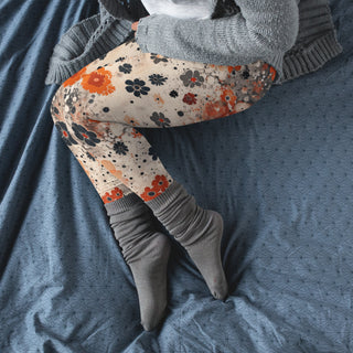 Cool Sport Fall Floral Leggings