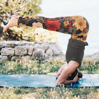 Fancy Autumn Floral Leggings