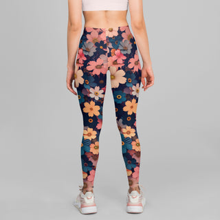 Fancy Girly Floral Leggings