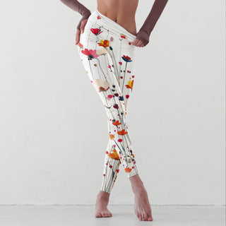 Nature Inspired Beautiful Floral Leggings