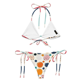 Cute Polka Dot String Bikini