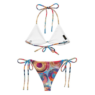 Abstract Rythm String Bikini