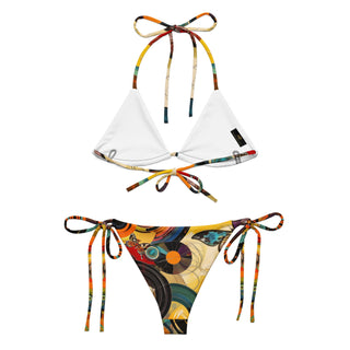 Disco Butterflies String Bikini