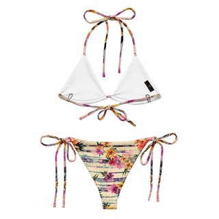 Pretty Floral String Bikini