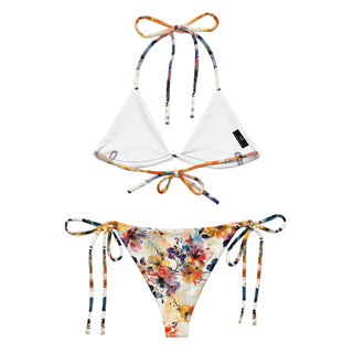 Tiny Flowers string bikini