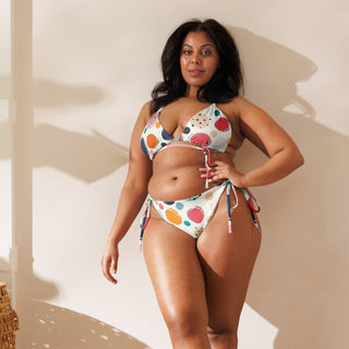 Cute Polka Dot String Bikini