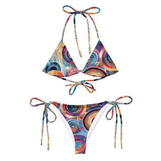 Abstract Rythm String Bikini