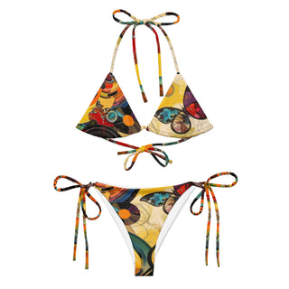Disco Butterflies String Bikini
