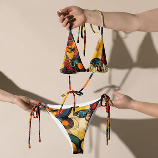 Disco Butterflies String Bikini