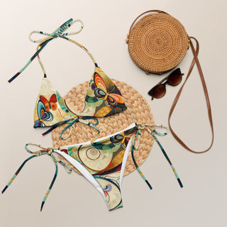 Butterflies In The Tropics String Bikini