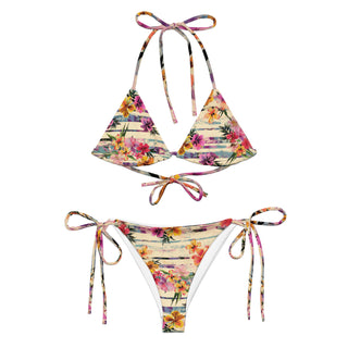 Pretty Floral String Bikini