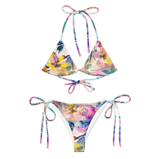 Tropical Paradise Multi-Color String Bikini