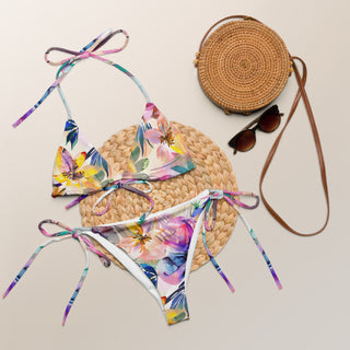 Tropical Paradise Multi-Color String Bikini