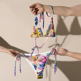 Tropical Paradise Multi-Color String Bikini
