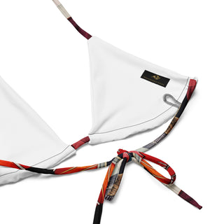 Spiraling Floral String Bikini