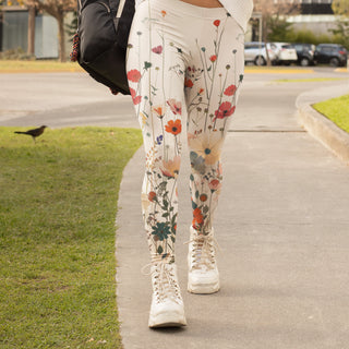 Beautiful Natural Floral Leggings