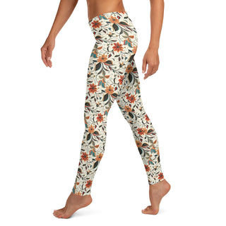 Spiraling Flower Leggings