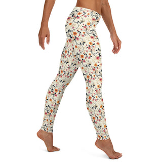 Entwined Beautiful Flowers Leggings