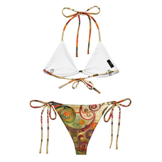 Whimsical Floral String Bikini