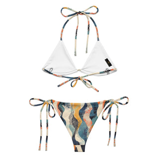 Abstract Designer String Bikini