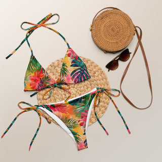 Tropical Splash String Bikini