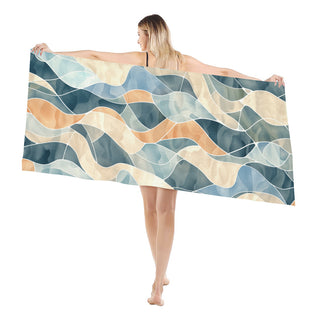 Abstract Flow - Beach Towel