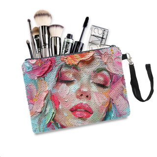Dreaming - Sequin Makeup Bag