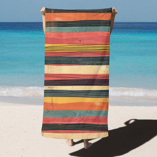 Orange and Multi Color - Beach Towel